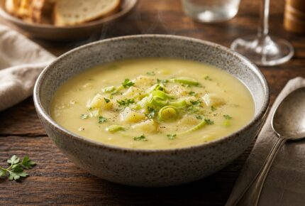 Lauch-Kartoffelsuppe Southern Style